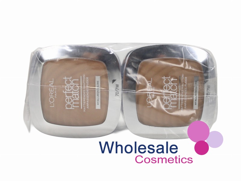 6 x L'Oreal Perfect Match Super Blendable Powder - 7DW WARM